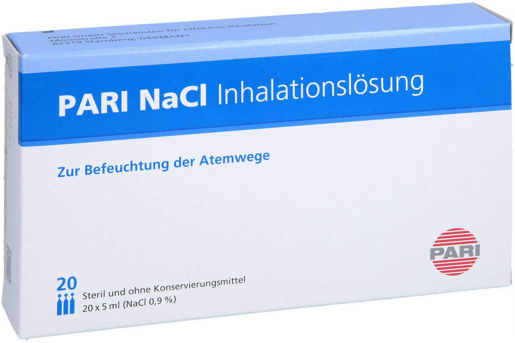 Pari Nacl Inhalationslösung Ampullen 20 X 5 Stk