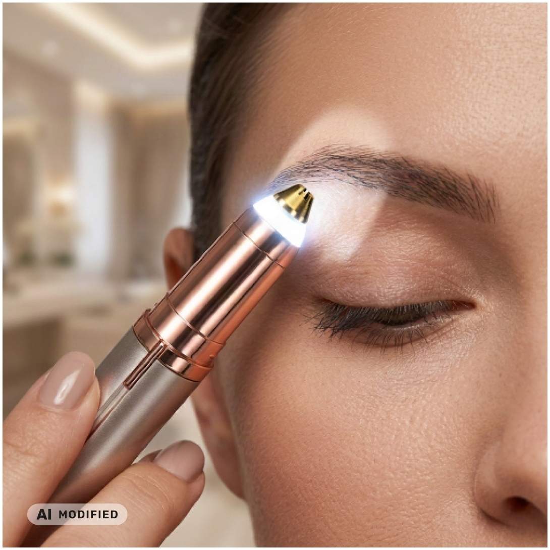 Augenbrauen Trimmer perfect mit LED Licht