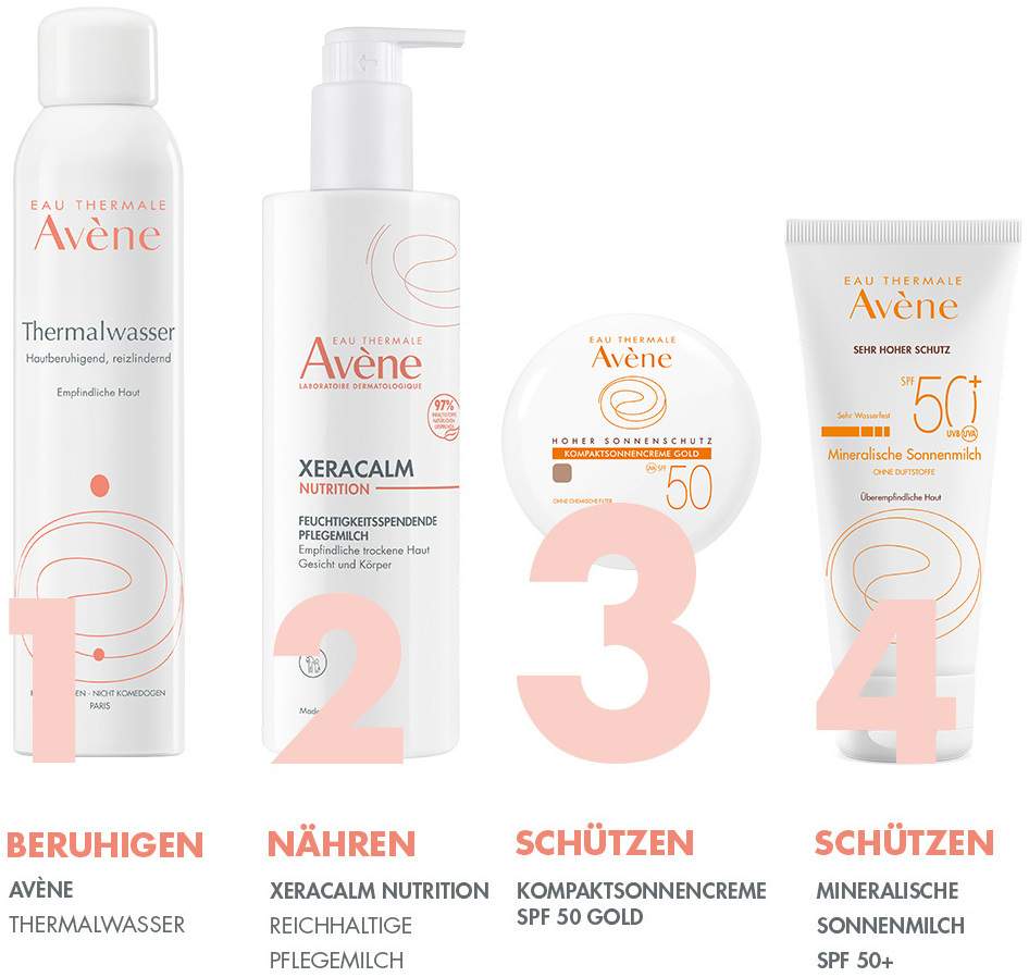 Avene Kompaktsonnencreme SPF 50 Gold 10 g Creme