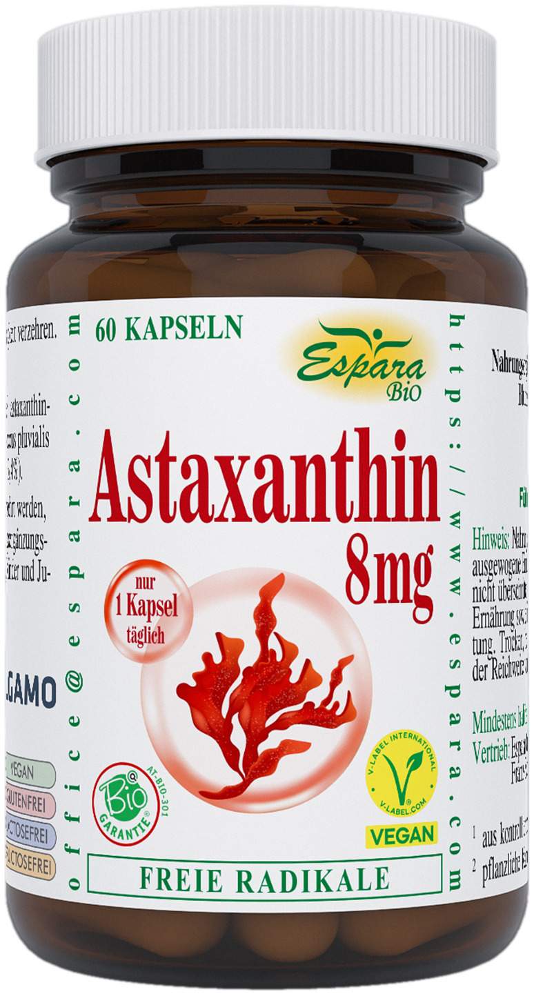 Astaxanthin 8 mg Bio 60 Kapseln