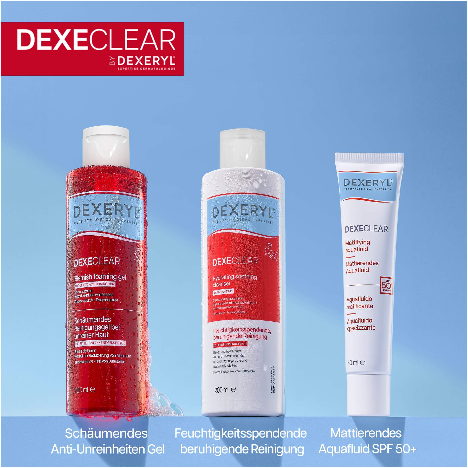 Dexeryl Dexeclear schäumendes Reinigungsgel 200 ml