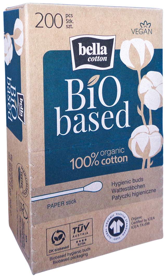 Bella Wattestäbchen Cotton Bio Based