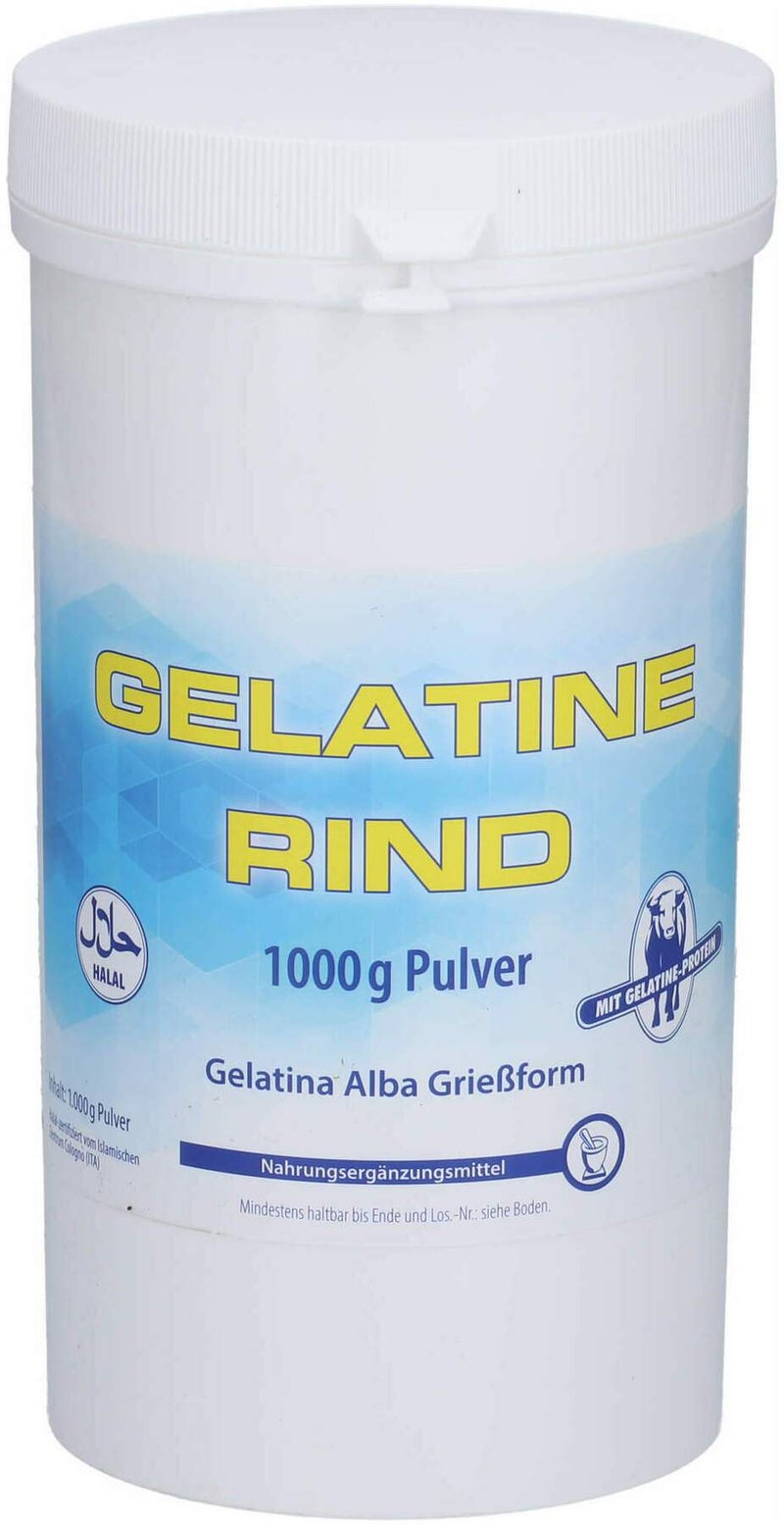 Gelatine Rind Pulver Halal 1kg