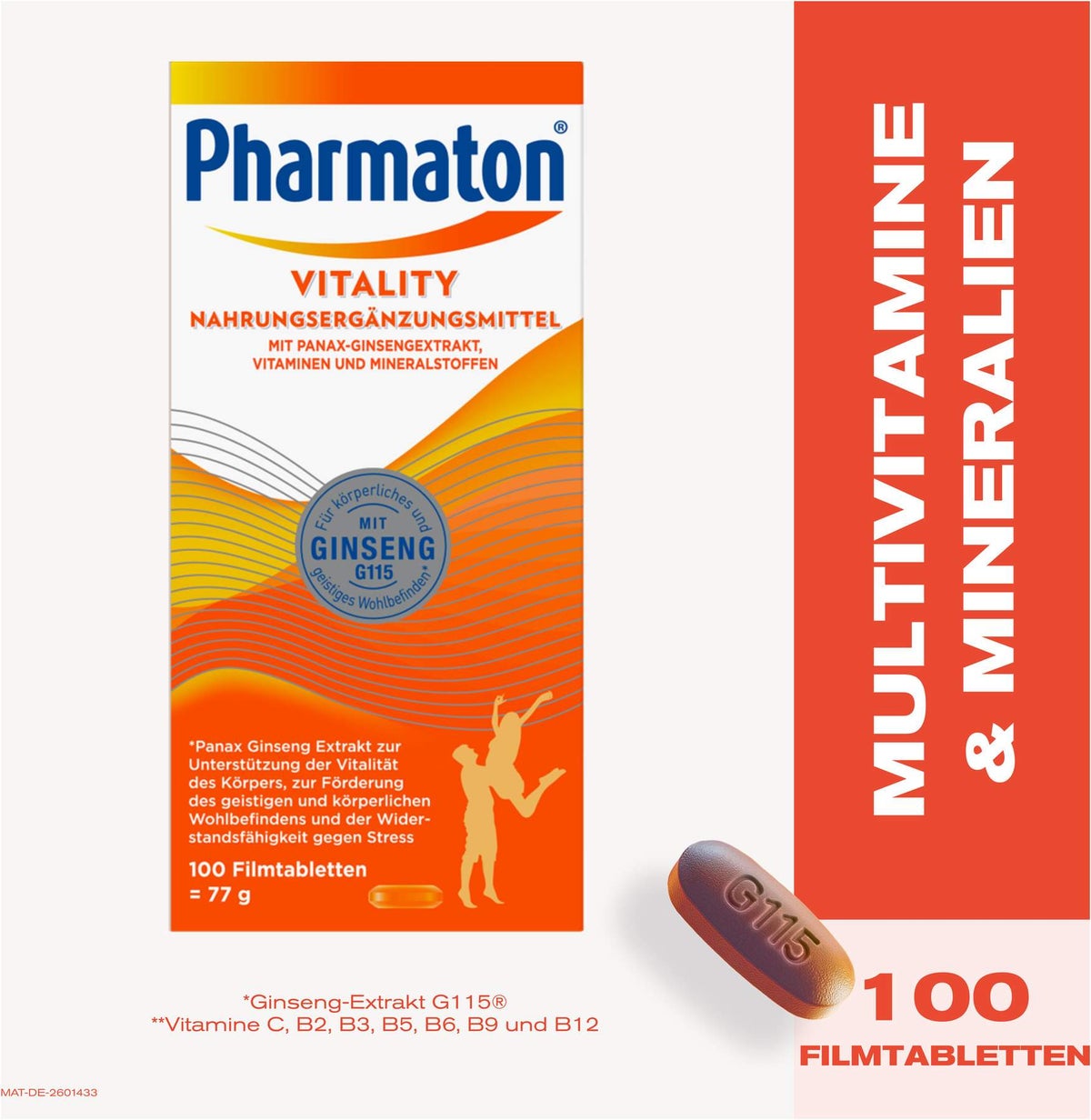 Pharmaton Vitality 100 Filmtabletten