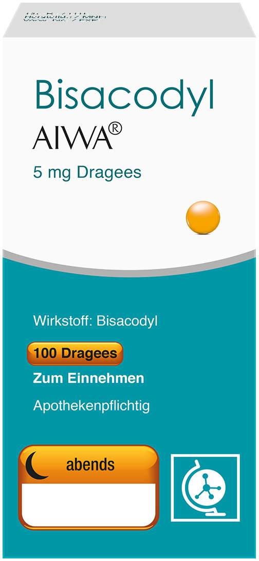 Bisacodyl Aiwa 5 mg 100 Dragees