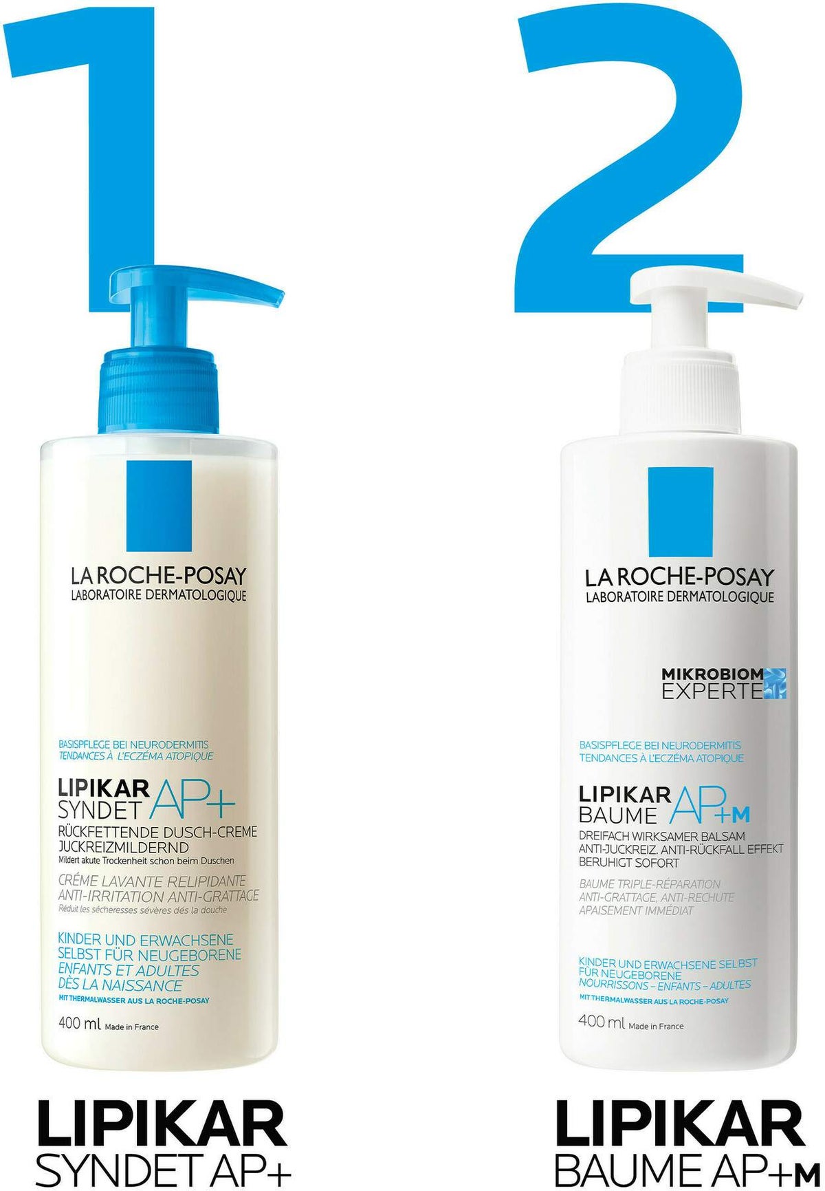 La Roche Posay Lipikar Syndet AP+ Reinigungs-Cremegel 400 ml