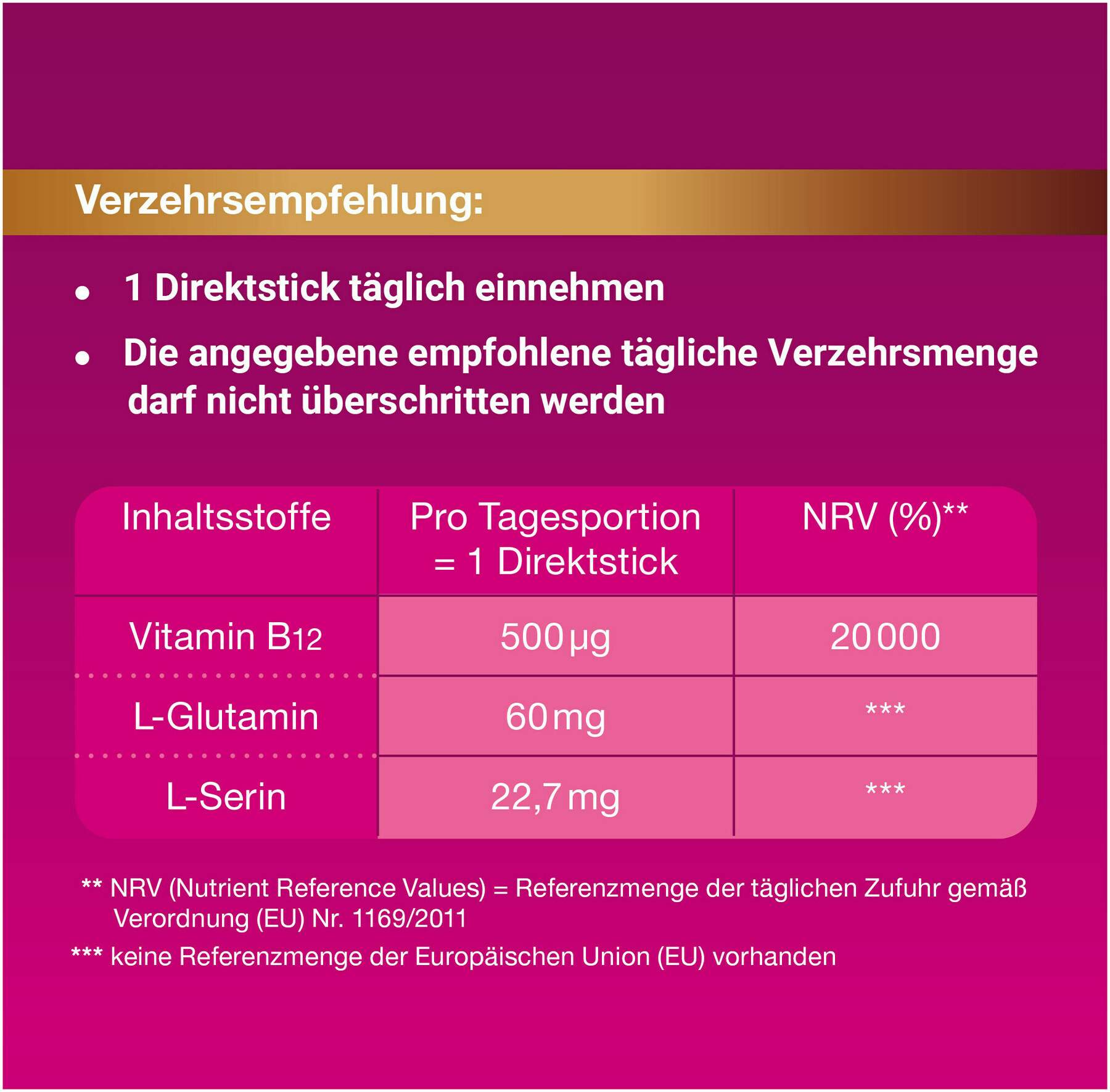 Vitaprompt B12 500 µg Direktsticks 20 Stück