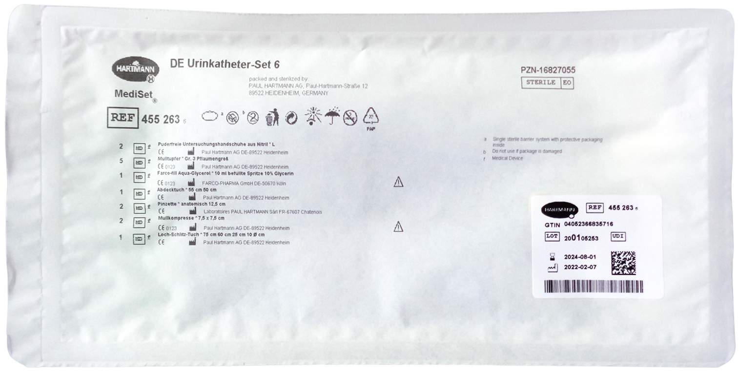 Urinkatheter Set 6 Kombipackung