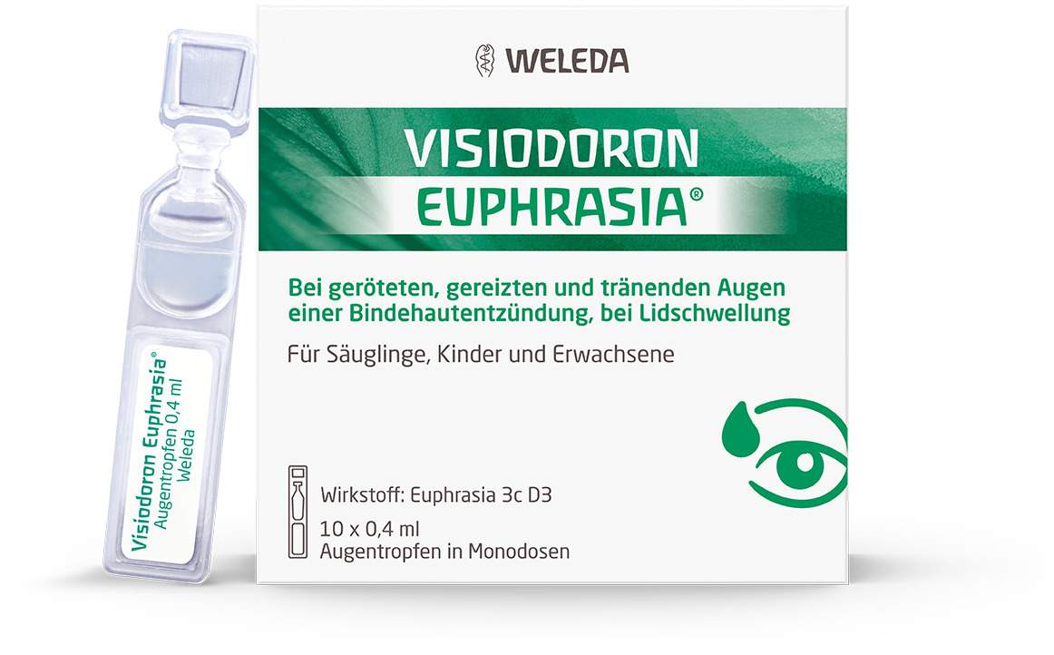 Weleda Visiodoron Euphrasia Augentropfen 10 X 0,4 ml
