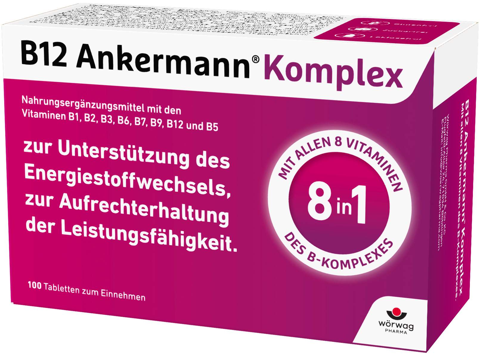B12 Ankermann Komplex 500 µg 100 überzogene Tabletten