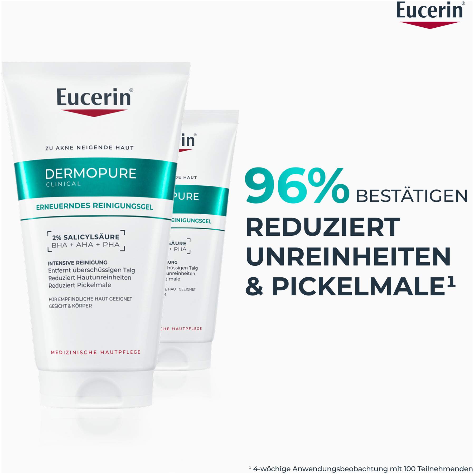 Eucerin DermoPure Clinical erneuerndes Reinigungsgel 150 ml