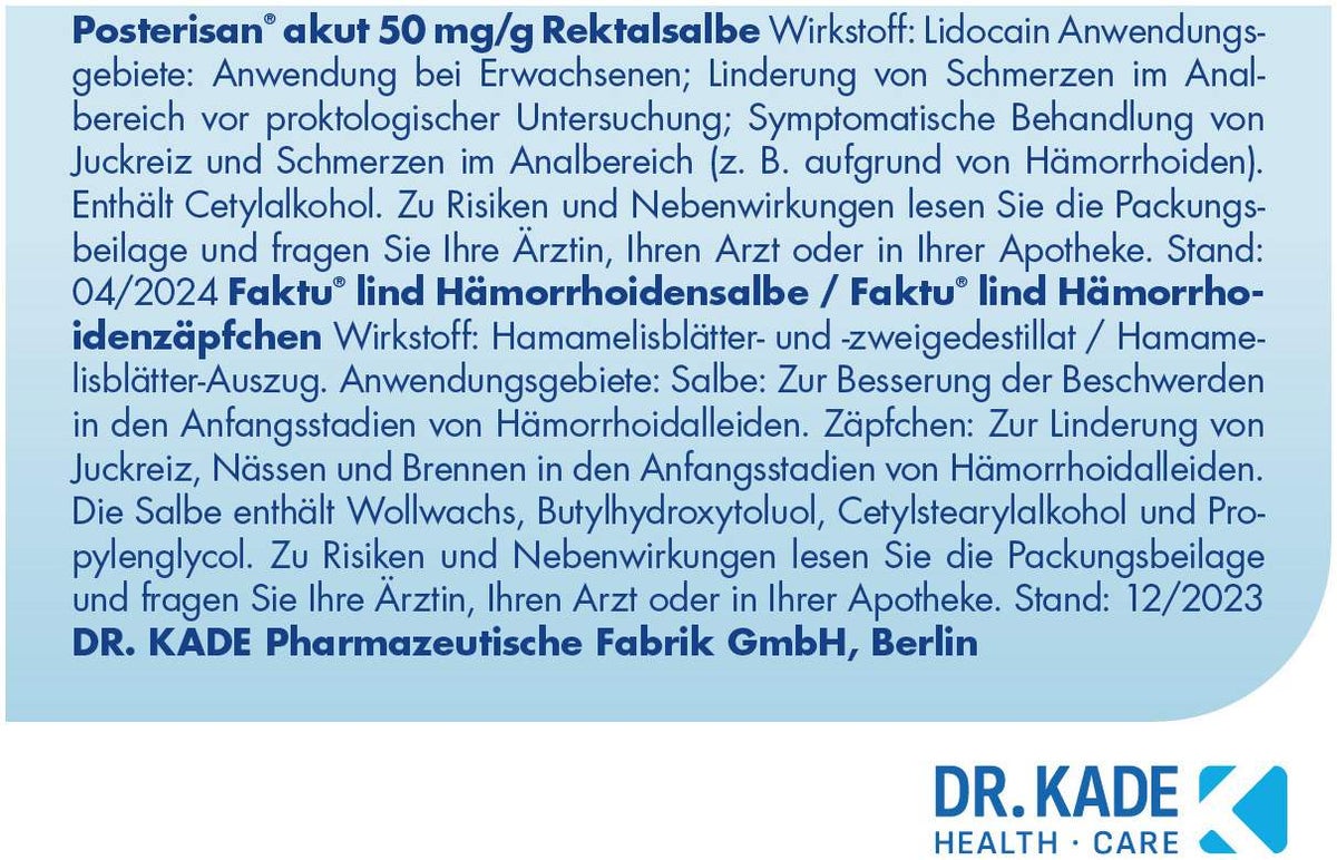 Posterisan akut Salbe 25 g