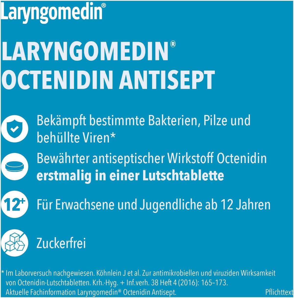 Laryngomedin Octenidin Antisept 2,6 mg Lutschtabl. 24 Stück