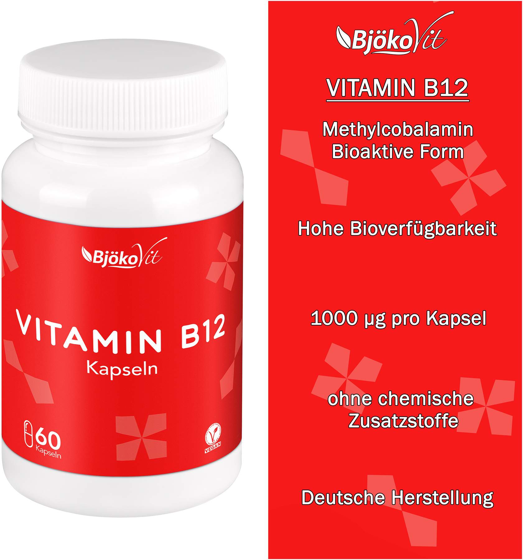 Vitamin B12 Vegan 1000 µg 60 Kapseln
