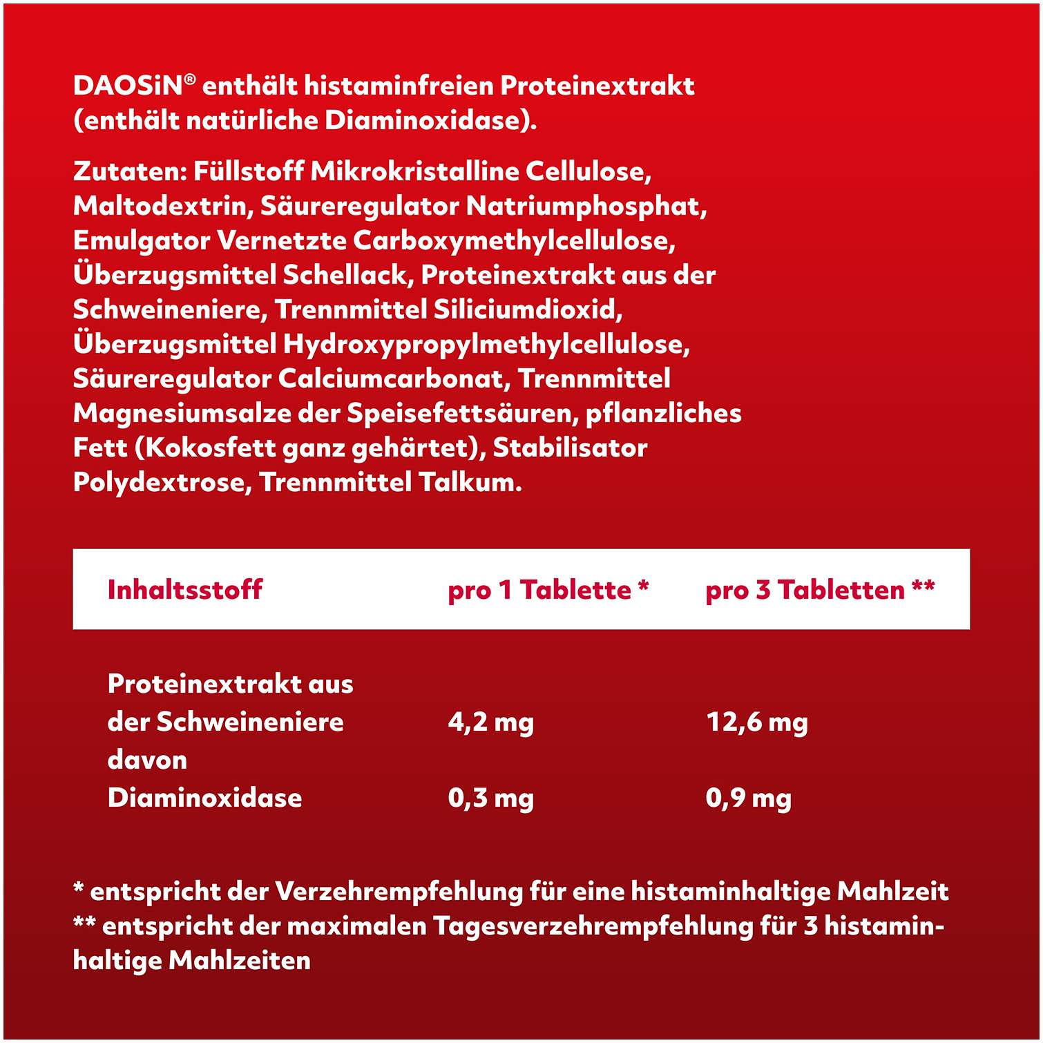 Daosin Tabletten 60 Stück