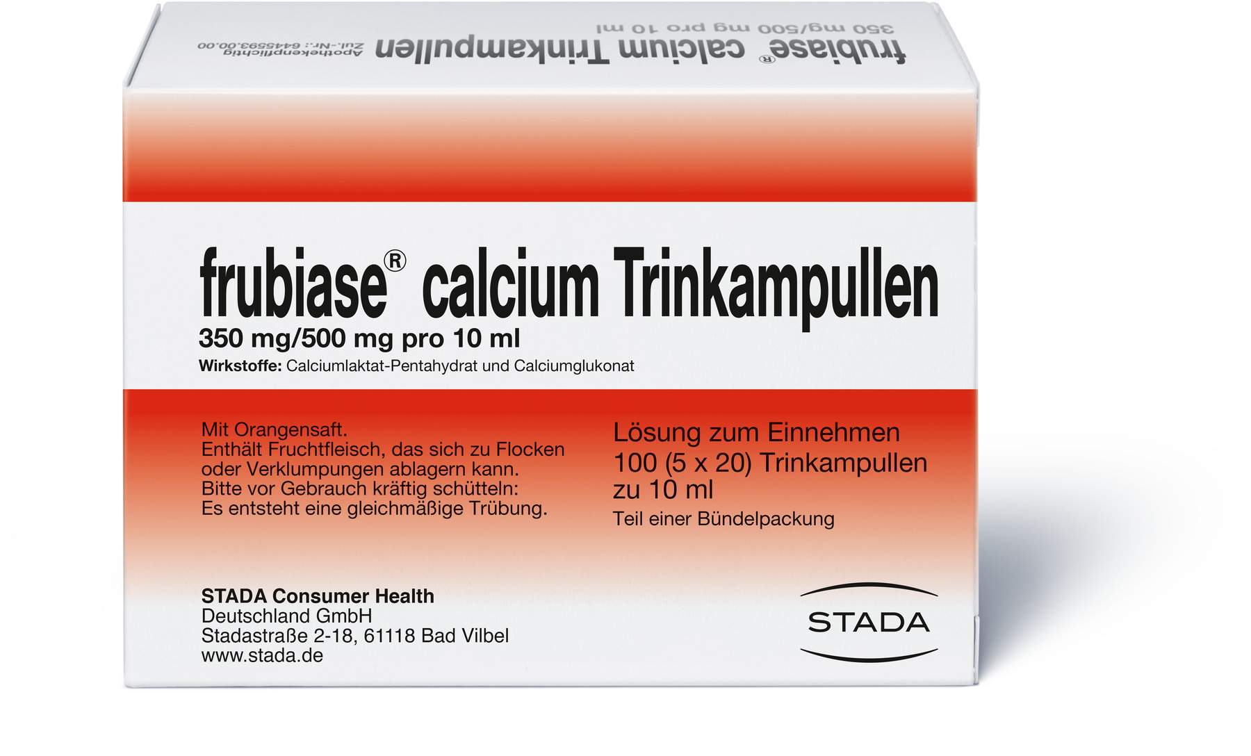 Frubiase Calcium Trinkampullen 100 Stück