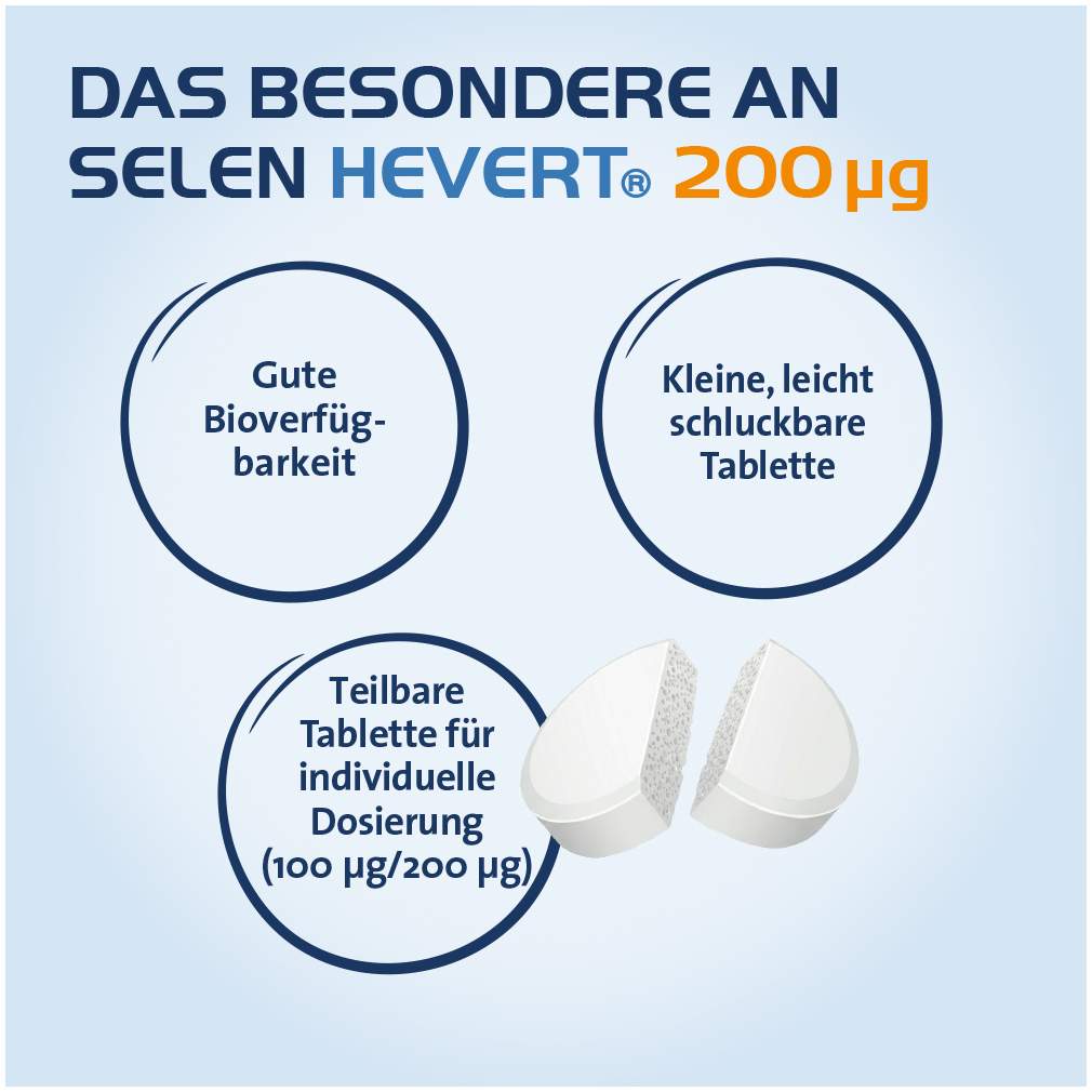 Selen Hevert 200 µg Tabletten 200 Stück