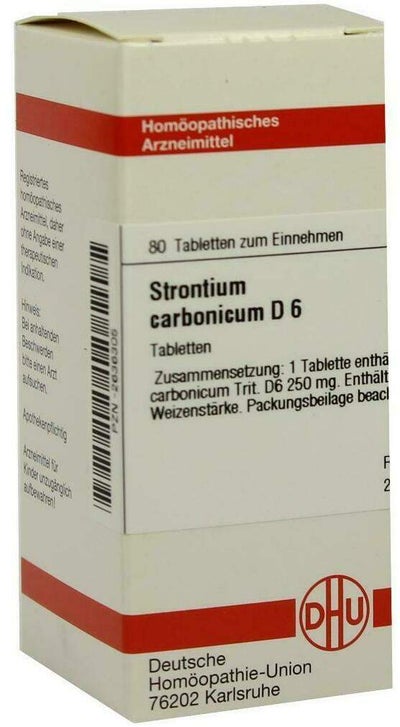 Dhu Strontium Carbonicum D6 80 Tabletten