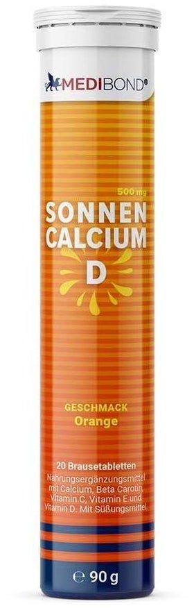 Sonnencalcium D Medibond Brausetabletten 20 Stück