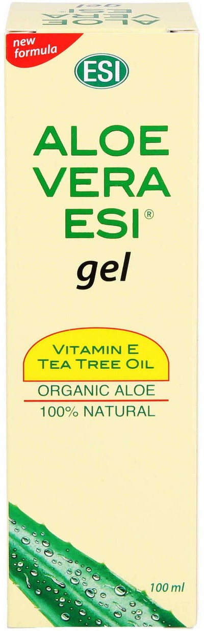 Aloe Vera Gel Mit Vitamin E und Teebaumöl Bio 100ml