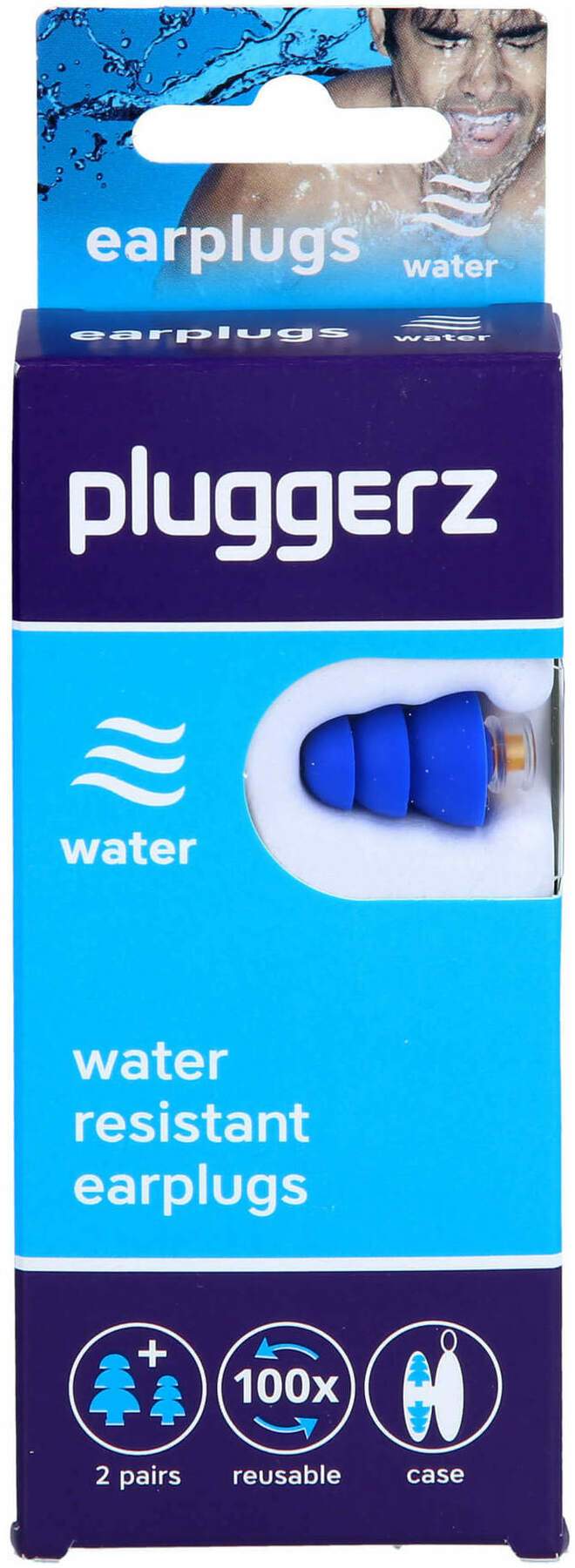 Pluggerz Earplugs Water Erwachsene & Kids
