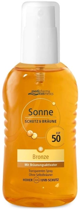 medipharma cosmetics Sonne Schutz & Bräune Bronze LSF 50 200 ml Pumpspray