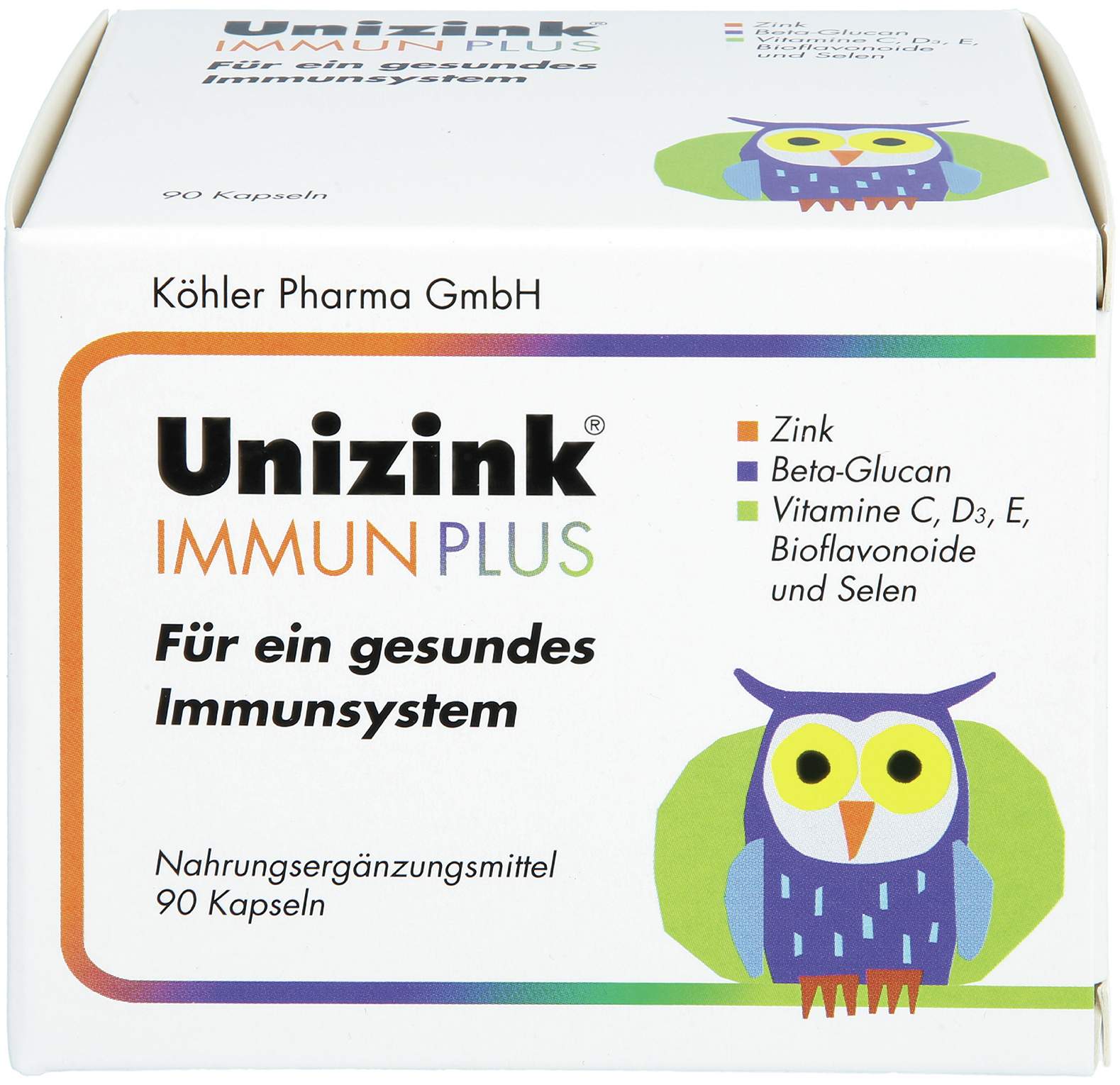 Unizink Immun Plus 90 Kapseln