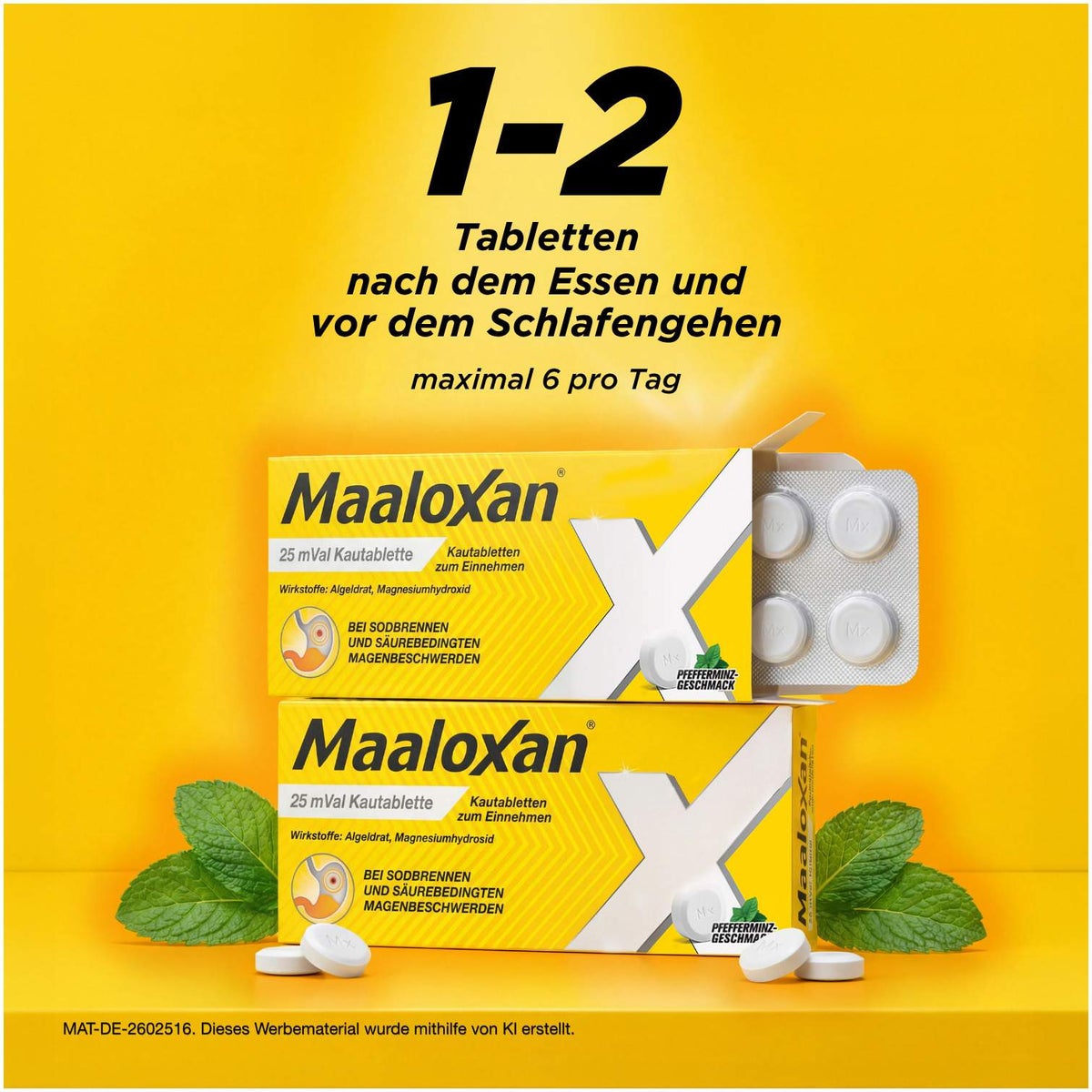 Maaloxan 25 mVal 100 Kautabletten