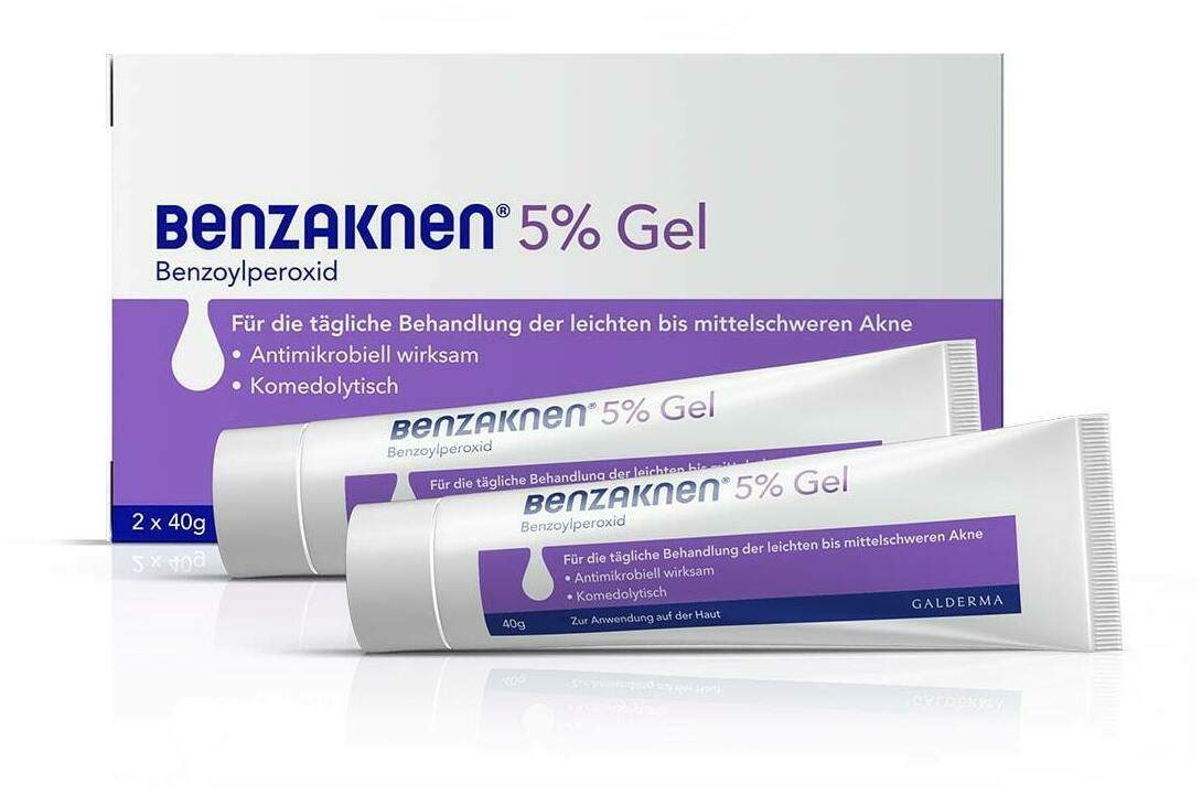 Benzaknen 5% Gel 2 x 40 g