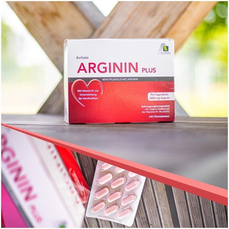 Arginin plus Vitamin B1+B6+B12+Folsäure 240 Filmtabletten