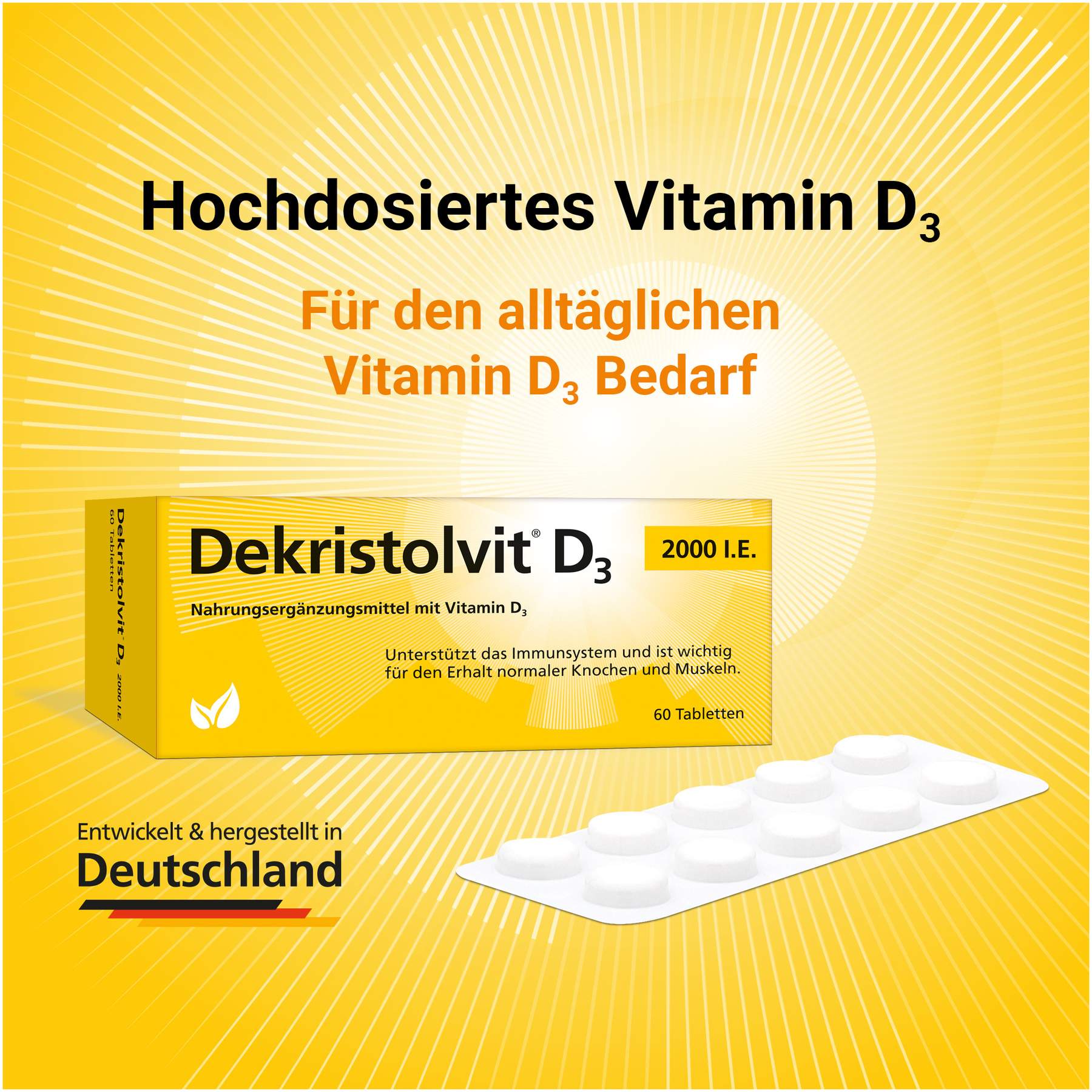 Dekristolvit D3 2.000 I.E. 60 Tabletten