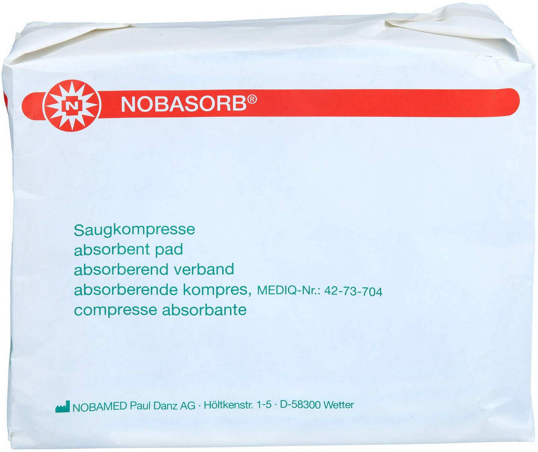 Nobasorb Saugkompressen 10 X 20 cm 25 Kompressen