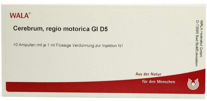 Wala Cerebrum Regio Motorica Gl D5 10 X 1 ml Ampullen