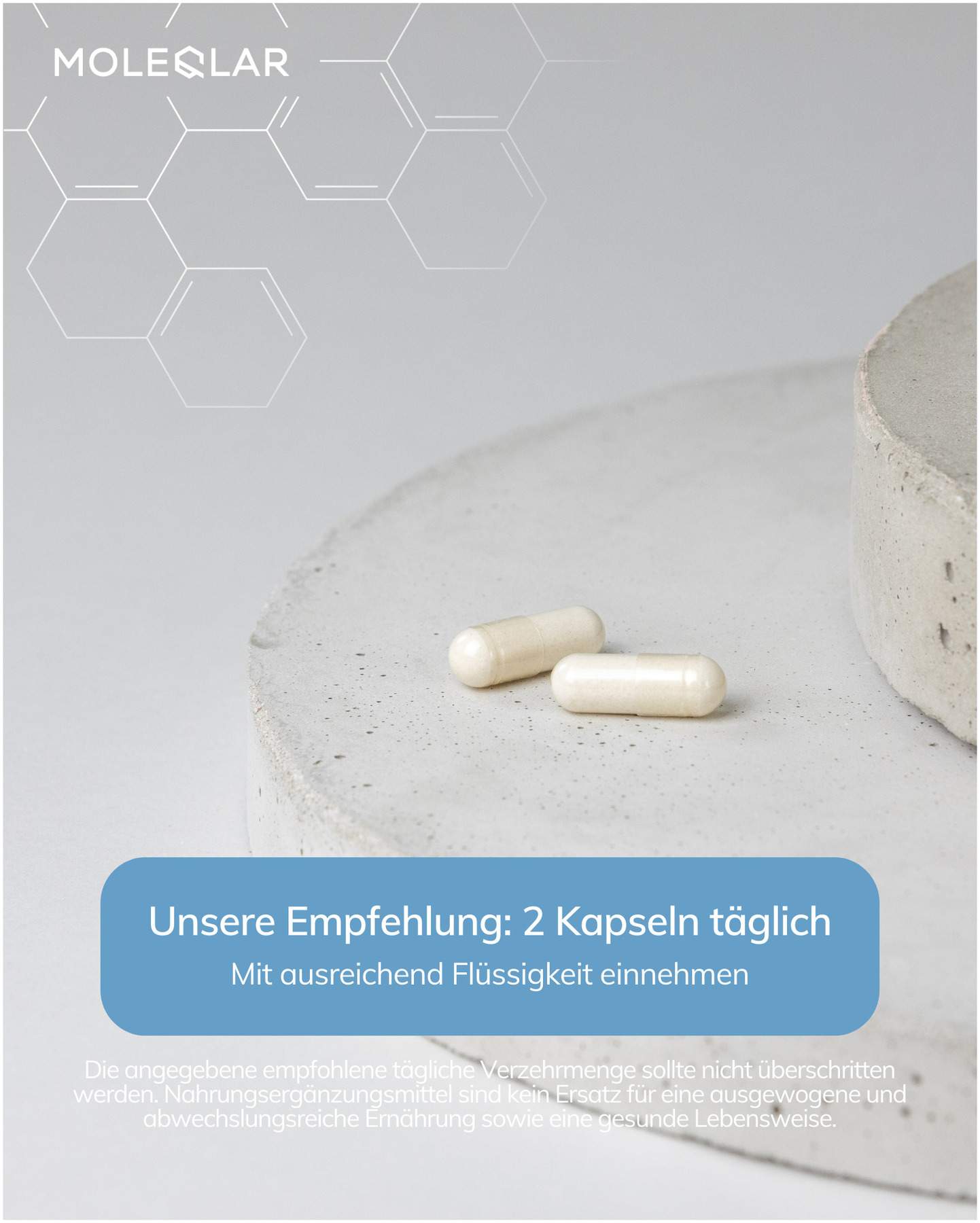 Moleqlar Glynac Glycine & N-Acetylcysteine 120 Kapseln