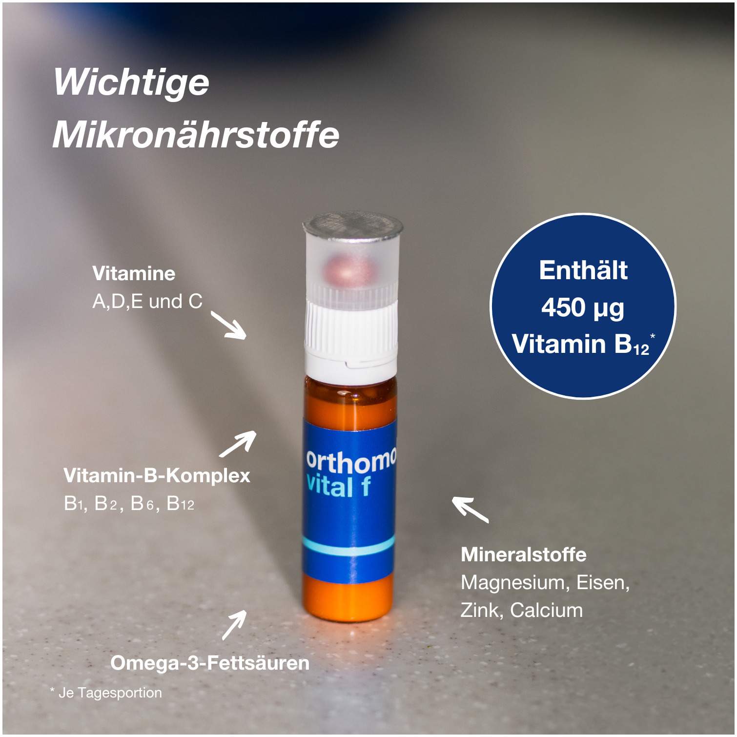 Orthomol Vital F 30 Trinkfläschchen