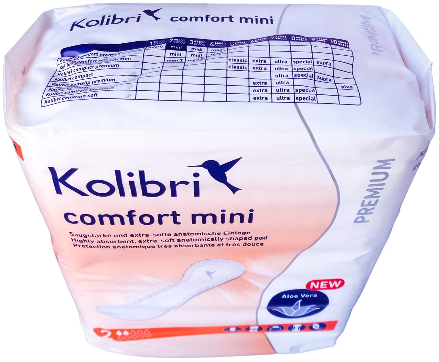 Kolibri Comfort Premium Einlagen Mini 28 Stück