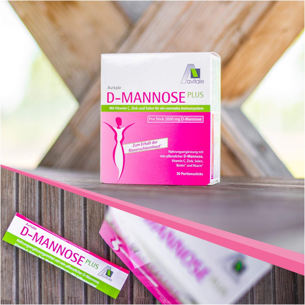 D-Mannose Plus 2000 mg 30 x 2.47 g Pulversticks