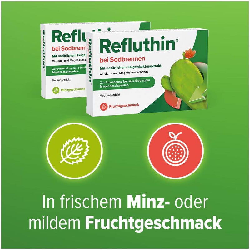Refluthin Kautabletten Minzgeschmack 2 x 48 Stück