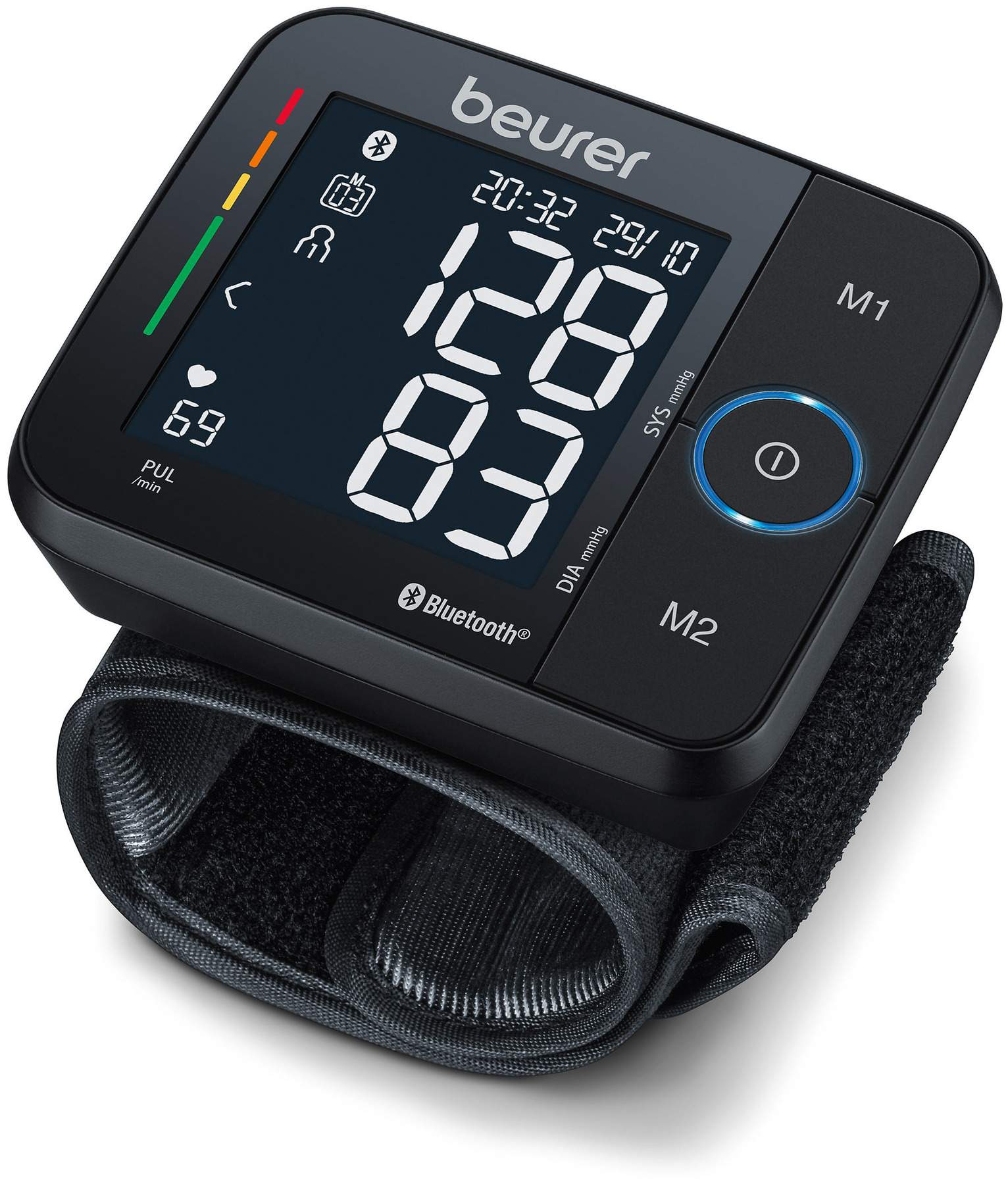 BEURER Handgelenk Blutdruckmessgerät mit Bluetooth BC54