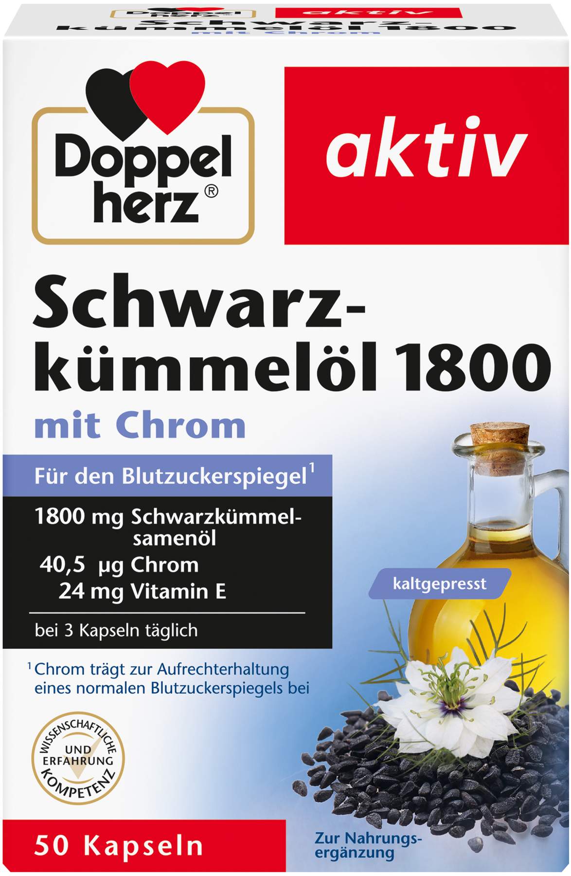 Doppelherz Schwarzkümmelöl 1800 50 Kapseln