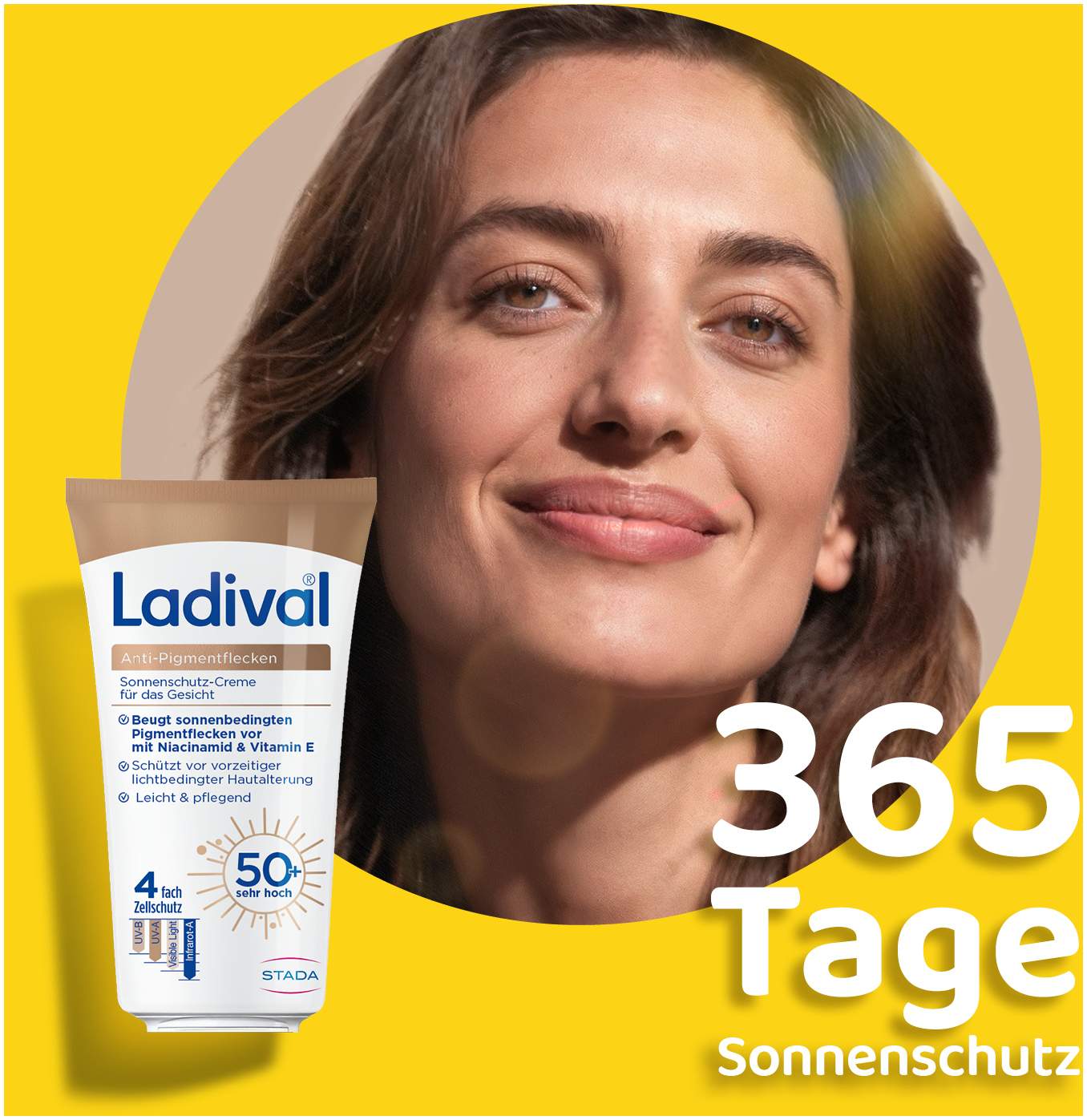 Ladival Anti-Pigmentflecken Sonnenschutz-Creme Gesicht LSF 50+ 50 ml