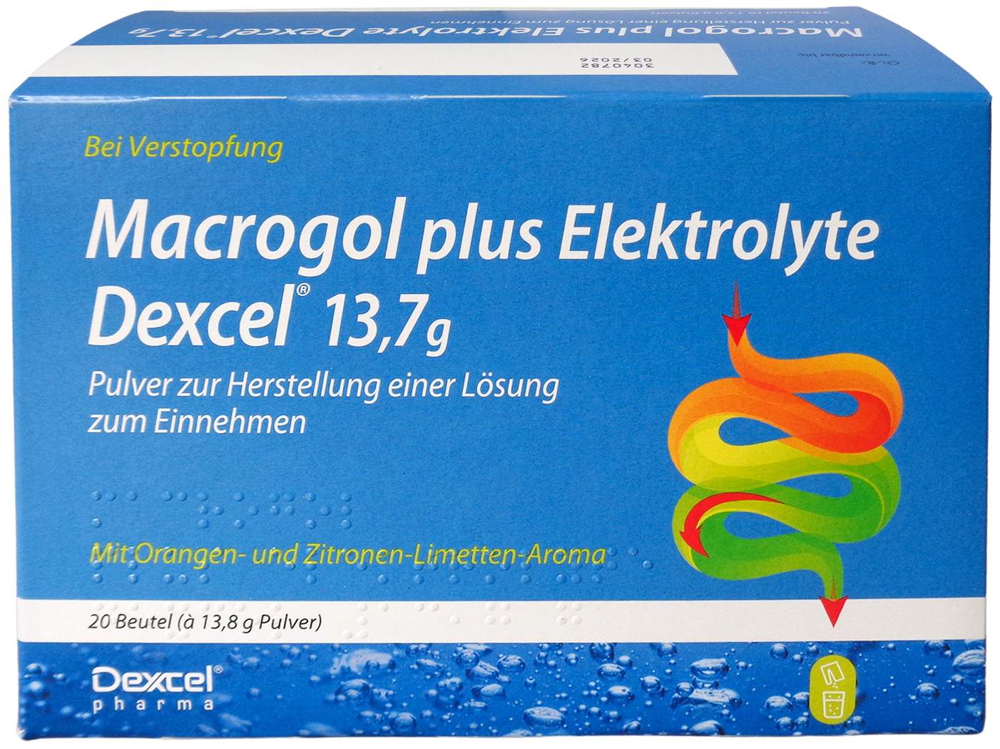 Macrogol Plus Elektrolyte Dexcel 13,7 G Ple 20 Beu