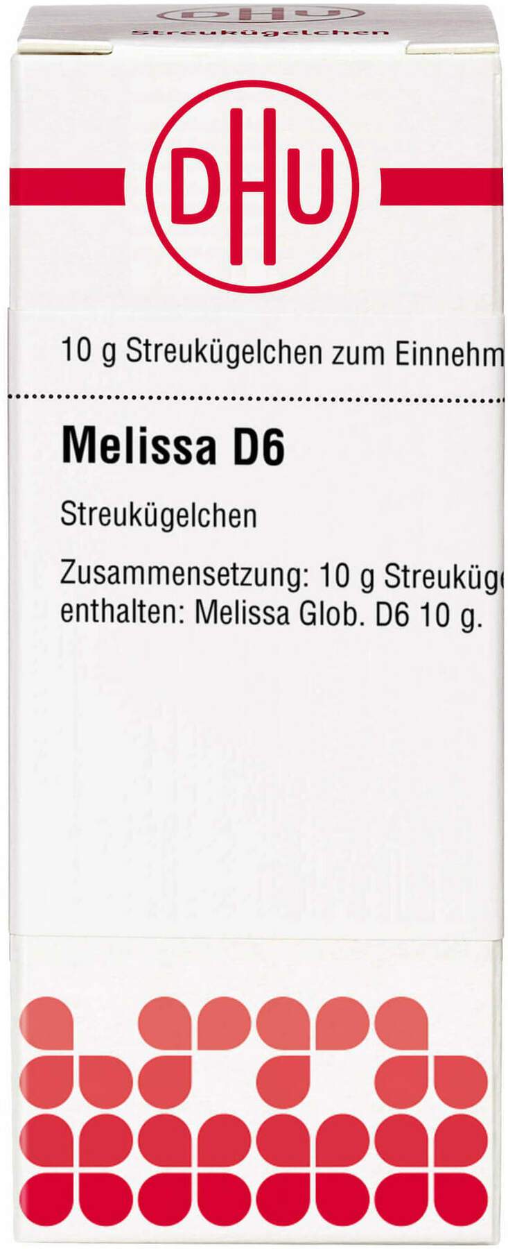 Dhu Melissa D6 Globuli 10 G