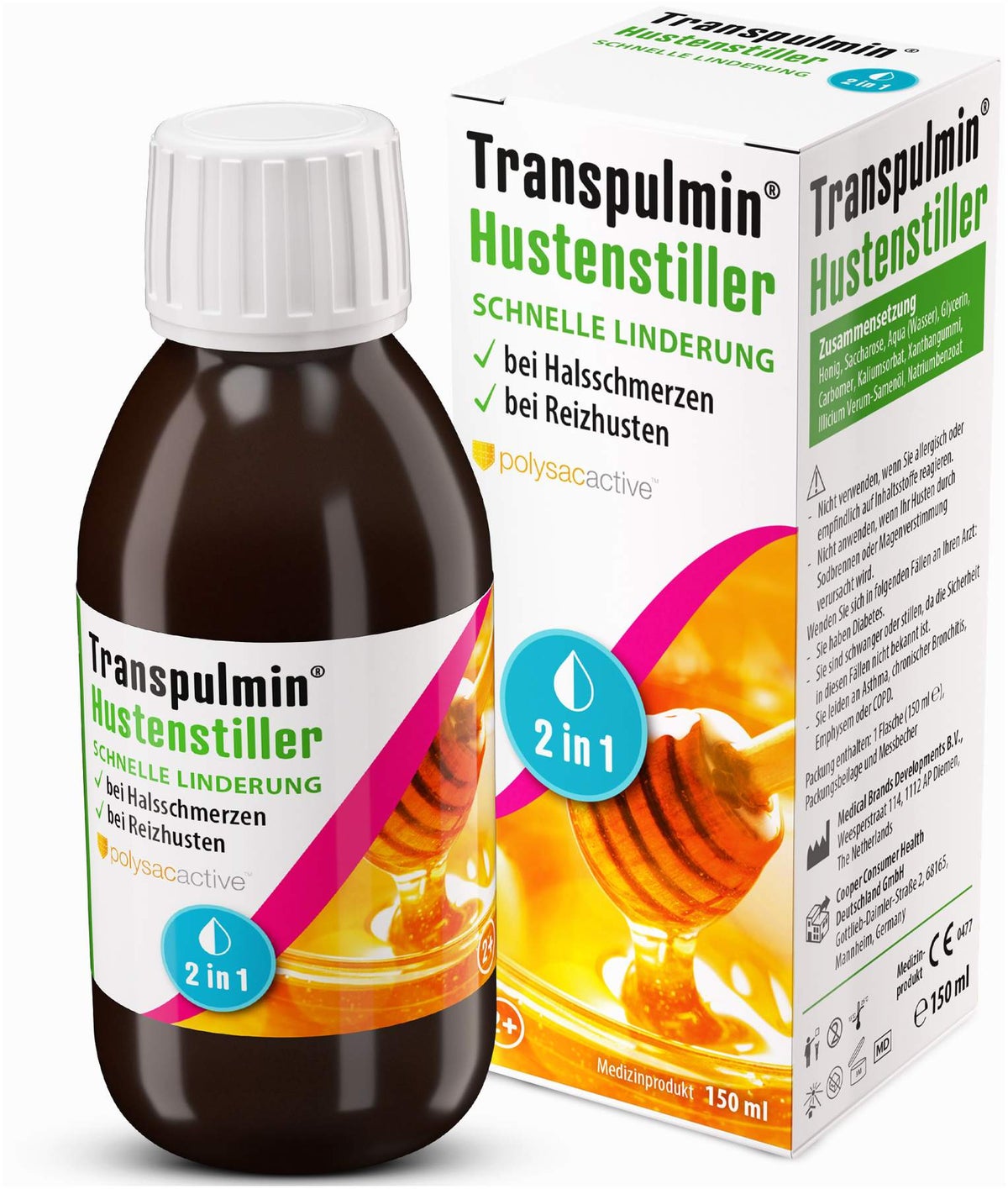 Transpulmin Hustenstiller Sirup 150 ml