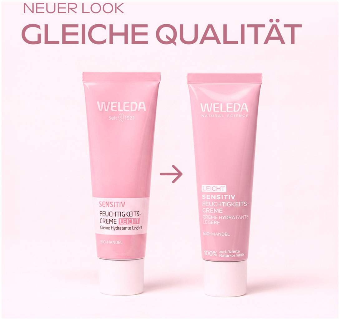 Weleda Sensitiv Feuchtigkeitscreme Leicht Mandel 30 ml