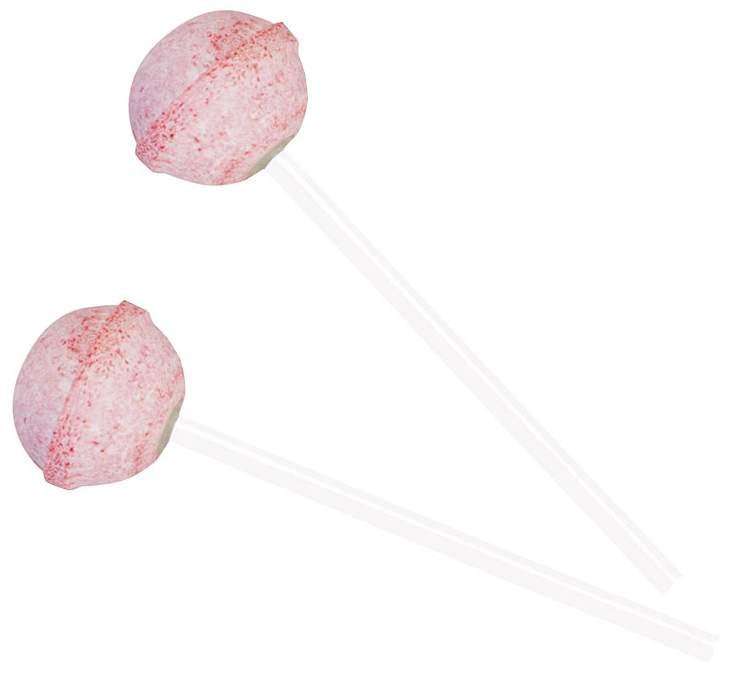 Miradent Xylipop Lolli Zahnpflegelolli Erdbeere 1 X 6 G