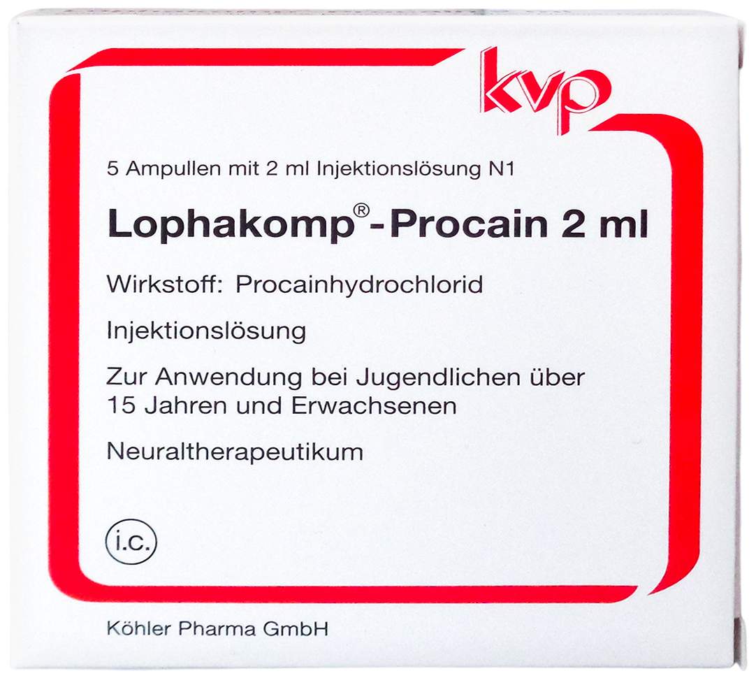 Lophakomp Procain 2 ml Injektionslösung
