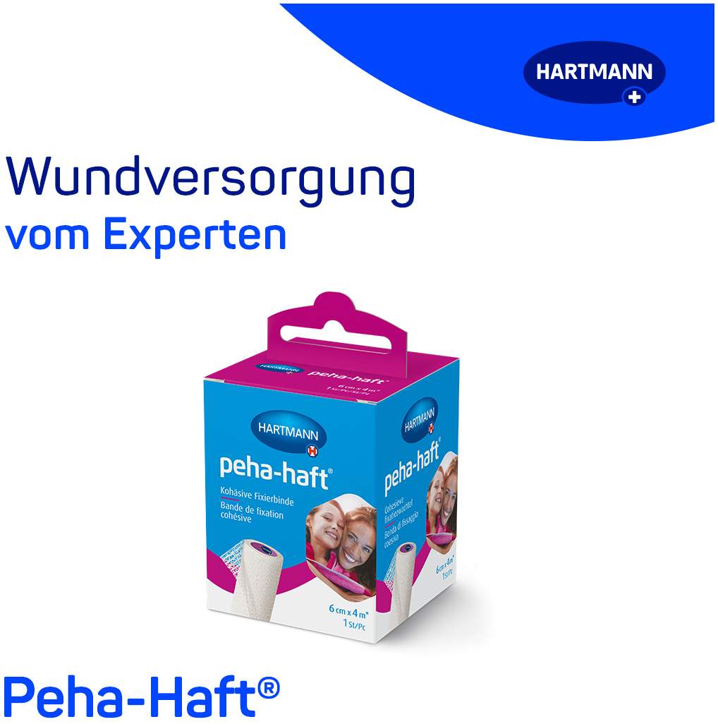 Peha-Haft Fixierbinde Latexfrei 6 cm X 4 M