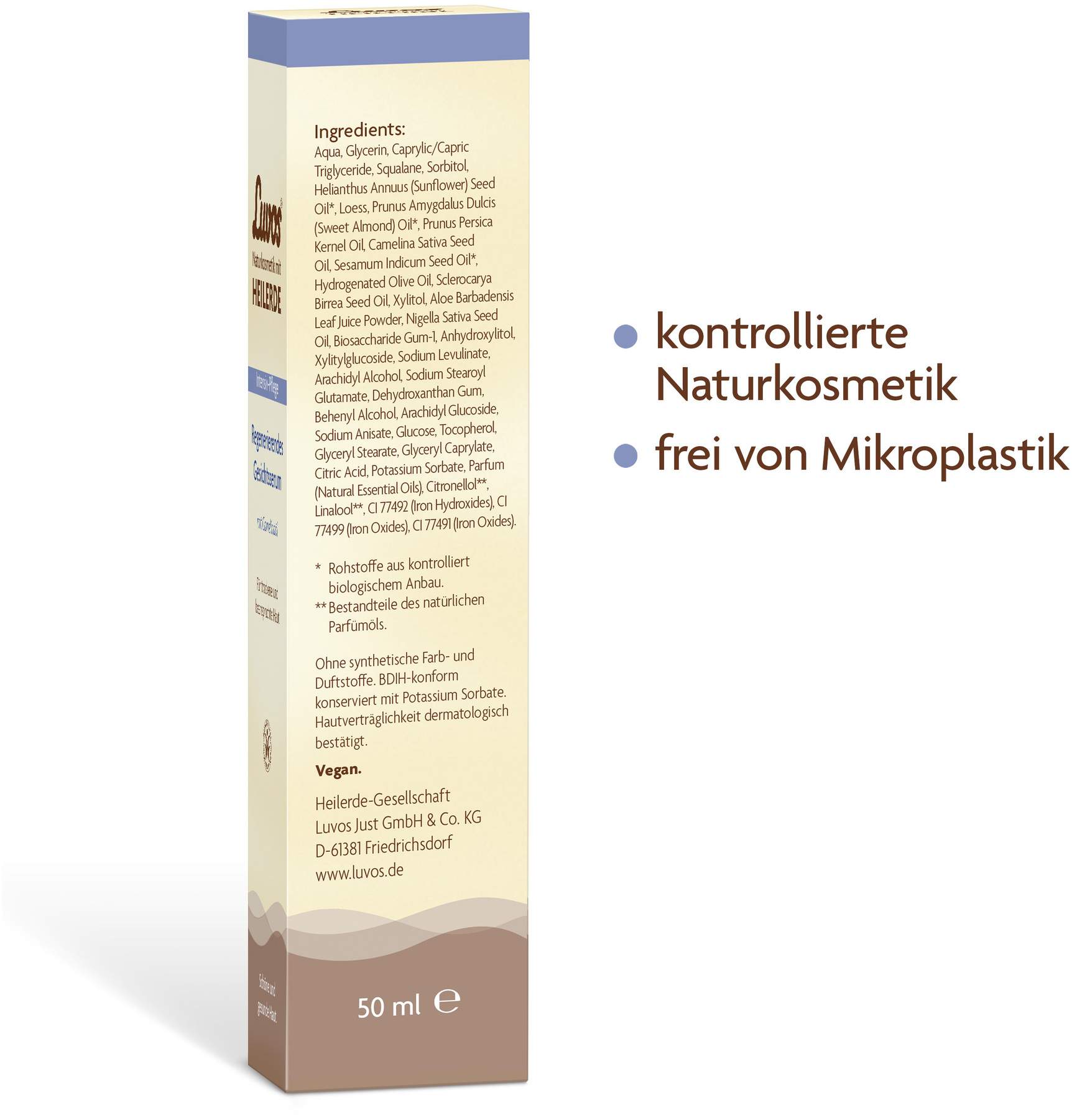 Luvos Naturkosmetik Gesichtsserum Intensivpflege 50 ml