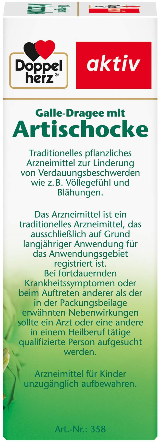Doppelherz Aktiv Galle Artischocke 50 Tabletten